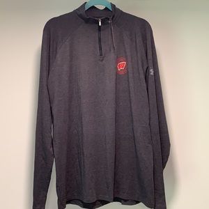 NWT Under Armour Wisconsin Quarter-Zip